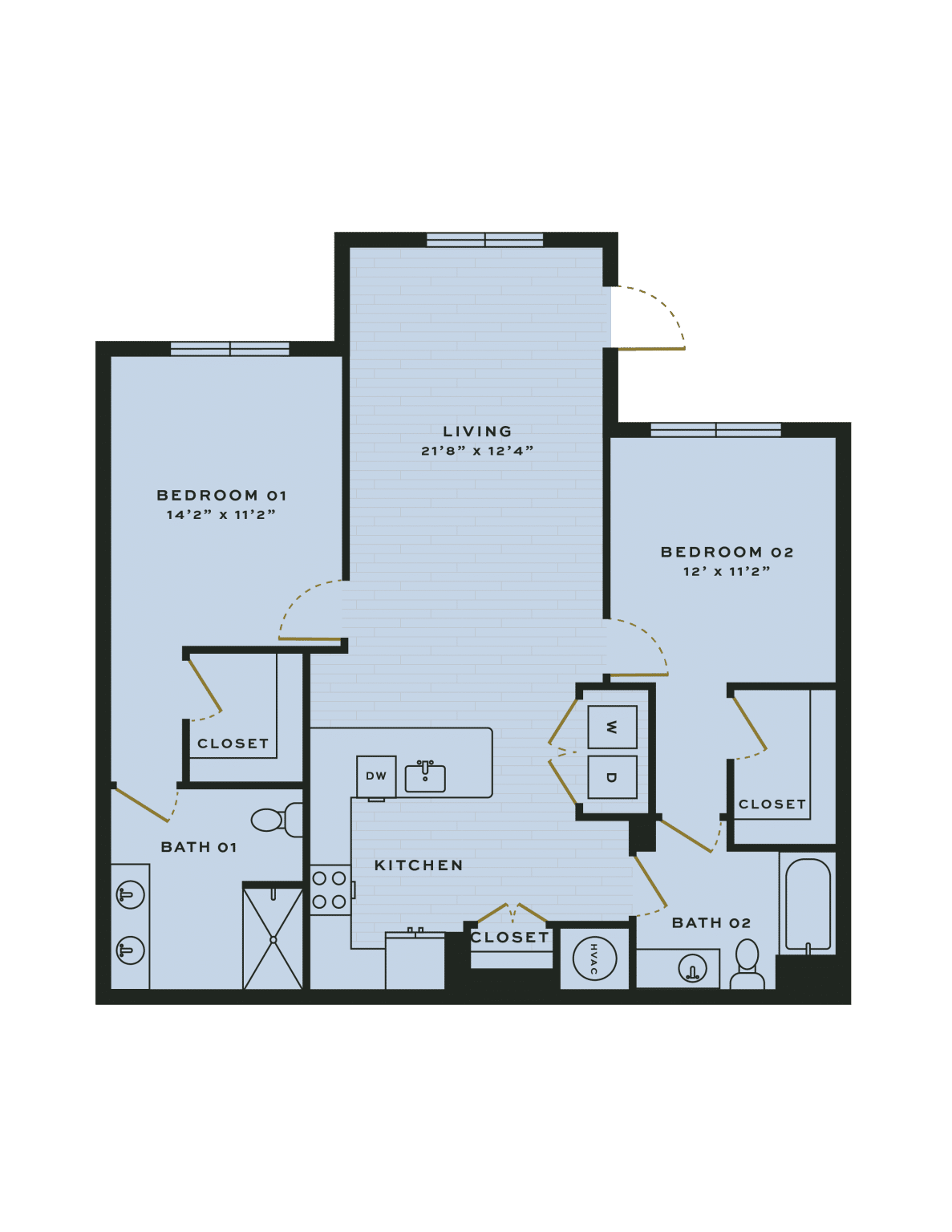 Floor Plans 1, 2, & 3 Bedroom Apartments Raleigh NC